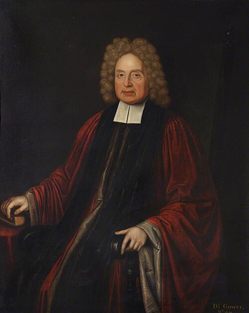 Dr Humphrey Gower (1638–1711), DD, Master (1679–1711), 1679, John Riley