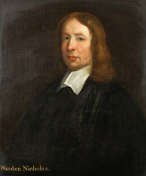 John Nicholas, Warden of Winchester College, 1684, John Riley