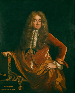 Porträt des Elias Ashmole (1617-1692), , John Riley