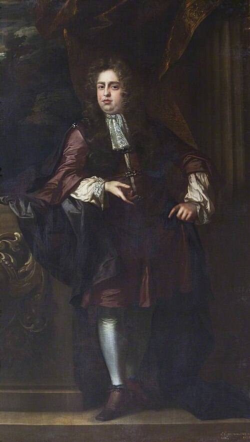 Sir John Brownlow ('Young Sir John’) 3rd Bt (1659-1697), 1685, John Riley