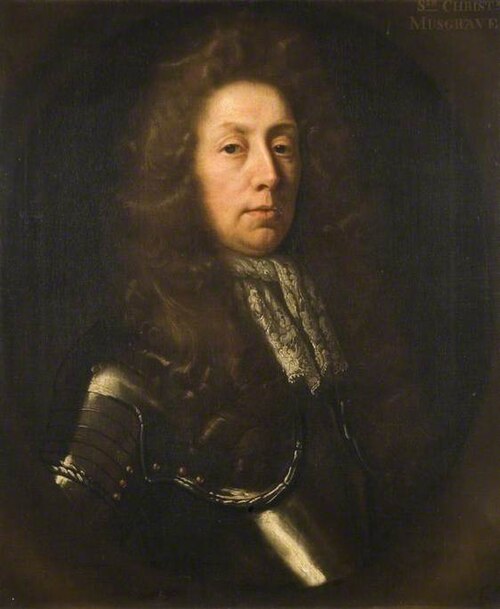 Portrait of Sir Christopher Musgrave, 1680, John Riley