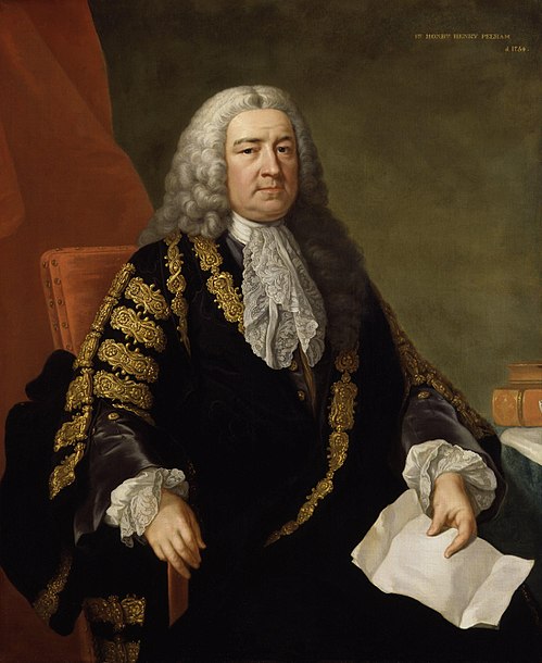 Henry Pelham, 1752, John Shackleton