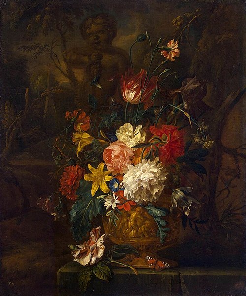 Flowers, 1650, Justus van Huysum