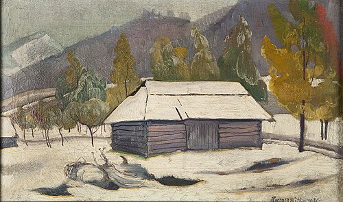 View on Kopieniec from Antałówka, 1913, Stanisław Ignacy Witkiewicz