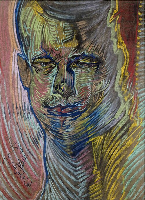 Portrait of Michał Białynicki-Birula, 1930, Stanisław Ignacy Witkiewicz