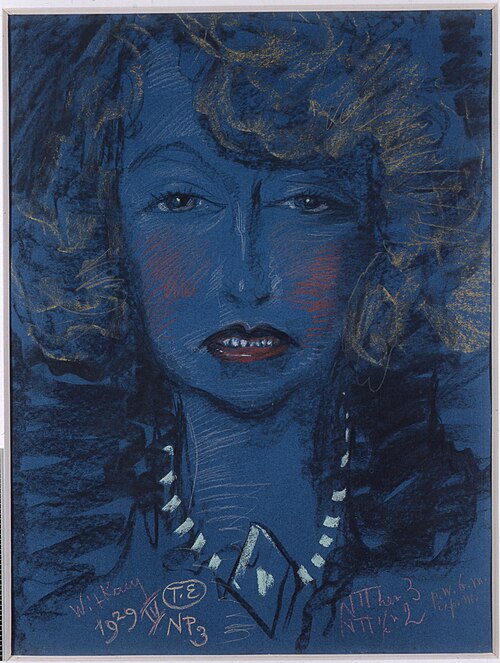 Portrait of Nena Stachurska, 1929, Stanisław Ignacy Witkiewicz