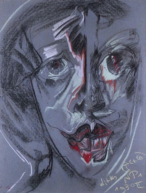 Portrait of Edwarda Szmuglarowska, 1930, Stanisław Ignacy Witkiewicz