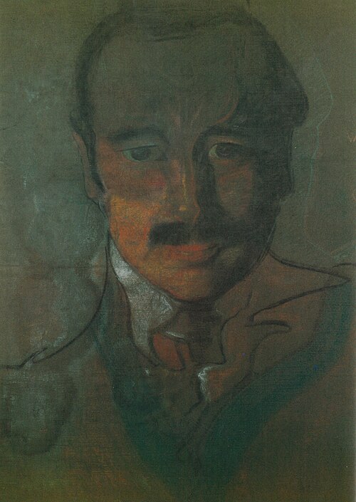 Portrait of August Zamoysky, 1918, Stanisław Ignacy Witkiewicz
