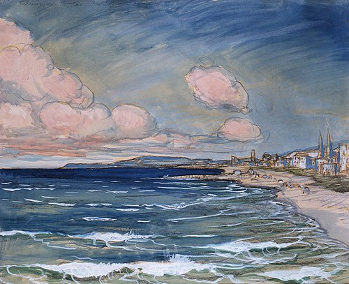 Landscape over the Atlantic, 1925, Stanisław Ignacy Witkiewicz