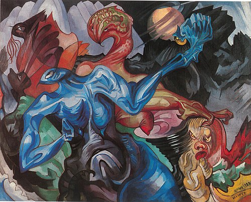 Composition, 1922, Stanisław Ignacy Witkiewicz