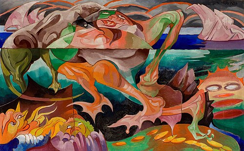 Spirits of drowned women, 1921, Stanisław Ignacy Witkiewicz
