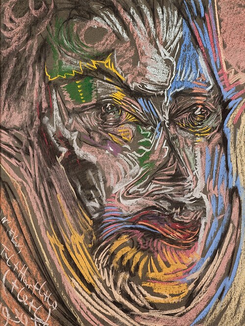 Portrait of Michał Choromański, 1930, Stanisław Ignacy Witkiewicz