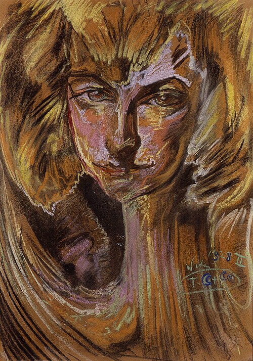 Portrait of Małgorzata Wanda Żukotyńska, "Sphinx", 1928, Stanisław Ignacy Witkiewicz