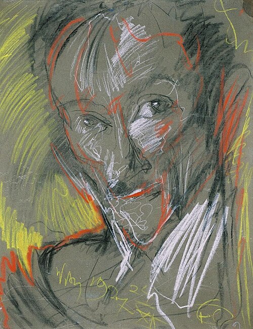 Portrait of Marceli Staroniewicz, 1927, Stanisław Ignacy Witkiewicz