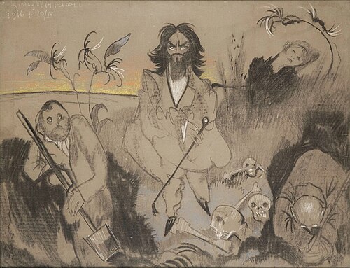Gravedigger’s monologue, 1916, Stanisław Ignacy Witkiewicz