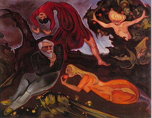 Temptation of St. Anthony 1., 1950, Stanisław Ignacy Witkiewicz