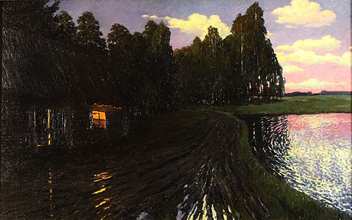 Landscape by night, 1901, Stanisław Ignacy Witkiewicz