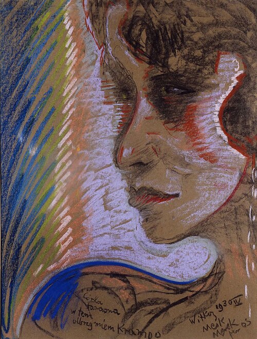 Portrait of Aleksandra Totwenowa, 1930, Stanisław Ignacy Witkiewicz
