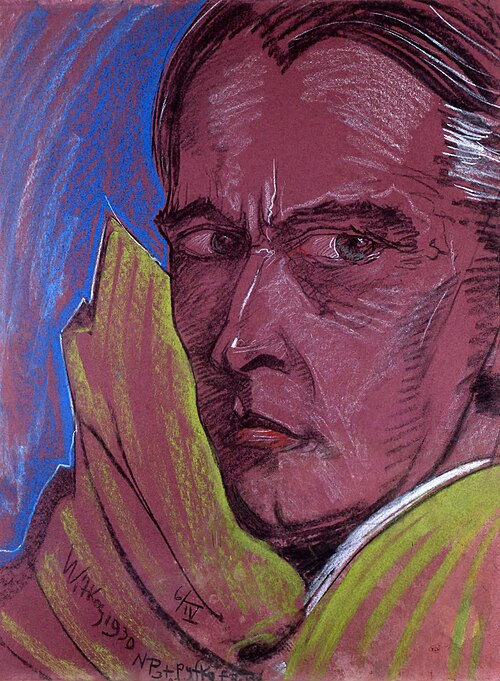 Autoportrait, 1930, Stanisław Ignacy Witkiewicz