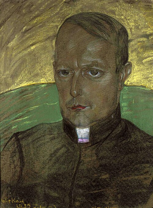 Portrait of Henryk Hilchen, 1935, Stanisław Ignacy Witkiewicz