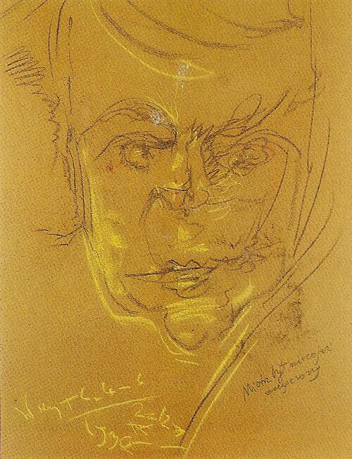Portrait of Helena Białynicka-Birula, 1930, Stanisław Ignacy Witkiewicz