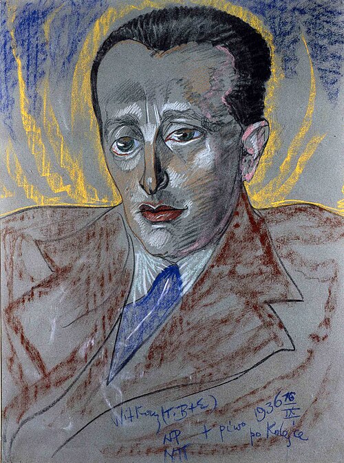 Portrait of Henryk Kamm, 1936, Stanisław Ignacy Witkiewicz
