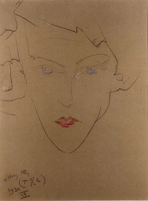 Portrait of Irena Landesman, 1930, Stanisław Ignacy Witkiewicz