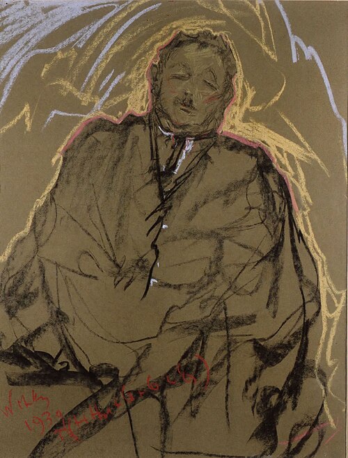Portrait of Janusz Domaniewski, 1930, Stanisław Ignacy Witkiewicz