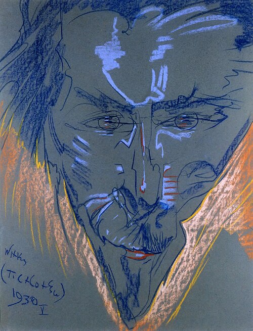 Portrait of Józef Fedorowicz, 1930, Stanisław Ignacy Witkiewicz