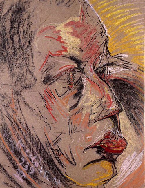 Portrait of Michał Choromański, 1930, Stanisław Ignacy Witkiewicz