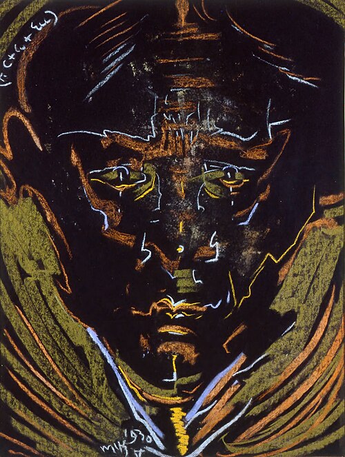 Portrait of Michał Jagodowski, 1930, Stanisław Ignacy Witkiewicz