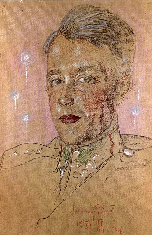 Portrait of Wacław Bundyk, 1937, Stanisław Ignacy Witkiewicz