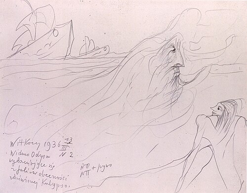 The Specter of Odysseus ..., 1936, Stanisław Ignacy Witkiewicz