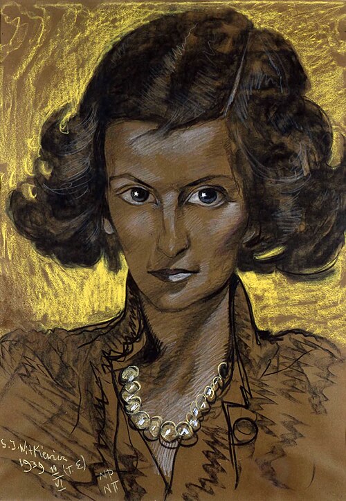 Portrait of Irmina Bajer-Nowowiejska, 1939, Stanisław Ignacy Witkiewicz