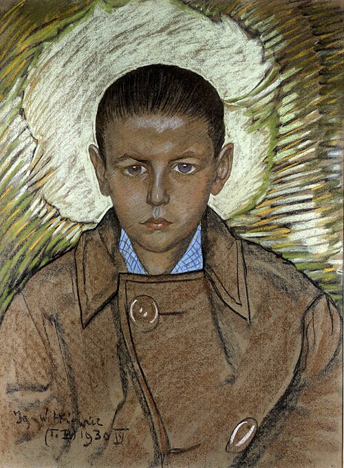 Portrait of Jerzy Burnat, 1930, Stanisław Ignacy Witkiewicz