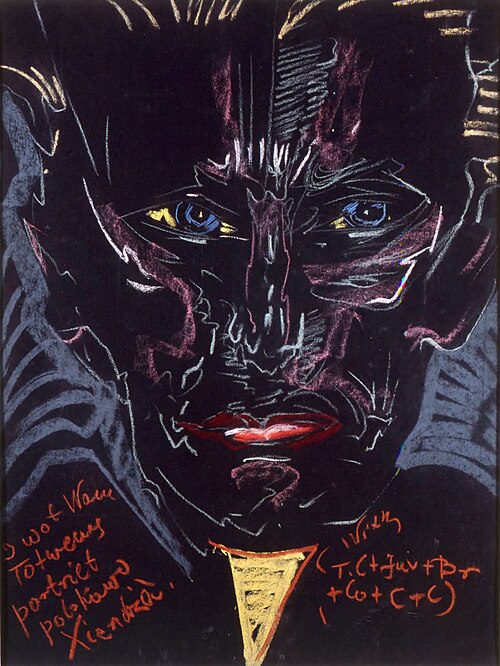 Portrait of a man, 1930, Stanisław Ignacy Witkiewicz