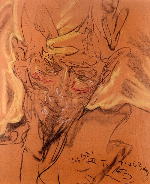 Portrait of a man, 1931, Stanisław Ignacy Witkiewicz