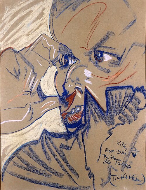 Portrait of Michał Choromański, 1930, Stanisław Ignacy Witkiewicz