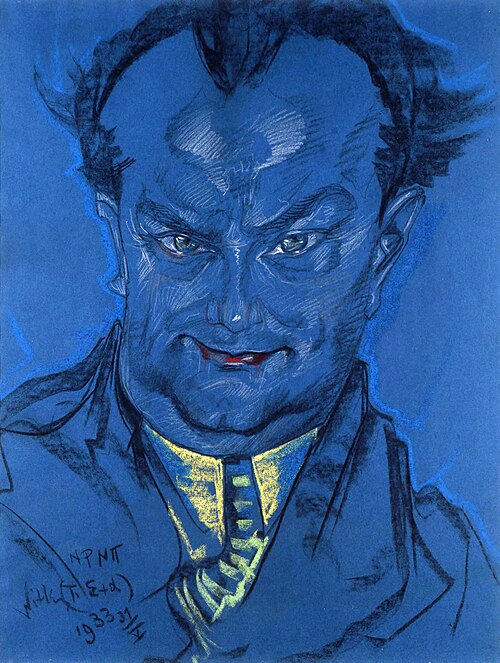 Portrait of Stefan Szuman, 1933, Stanisław Ignacy Witkiewicz