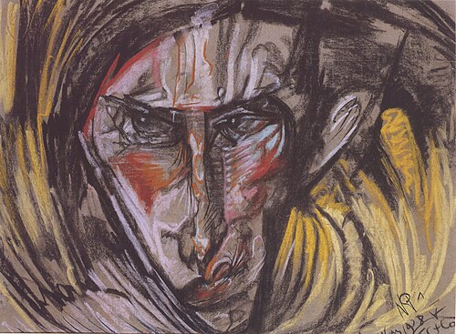 Portrait of Bohdan Filipowski, 1928, Stanisław Ignacy Witkiewicz