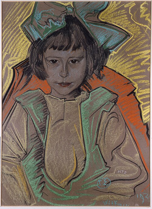 Portrait of Anna Nawrocka, 1925, Stanisław Ignacy Witkiewicz