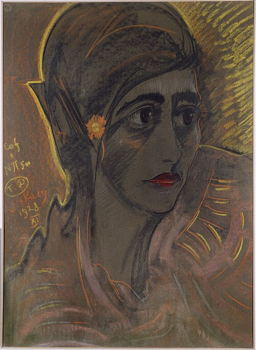 Portrait of Irena Krzywicka, 1928, Stanisław Ignacy Witkiewicz