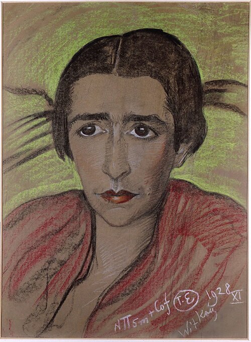 Portrait of Irena Krzywicka, 1928, Stanisław Ignacy Witkiewicz