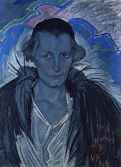 Portrait of Maria Nawrocka, 1923, Stanisław Ignacy Witkiewicz