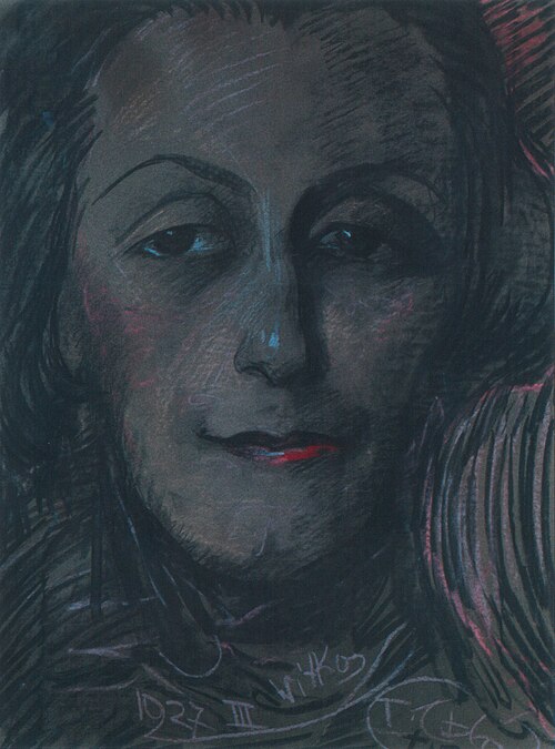 Portrait of Maria Nawrocka, 1927, Stanisław Ignacy Witkiewicz