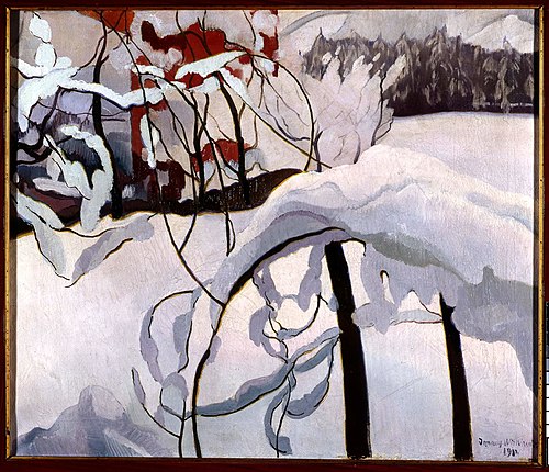 Winter landscape II, 1912, Stanisław Ignacy Witkiewicz