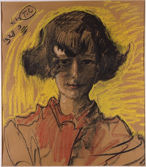 Portrait of Anna Nawrocka, 1928, Stanisław Ignacy Witkiewicz