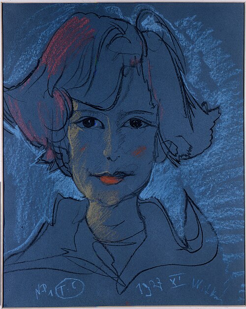 Portrait of Anna Nawrocka, 1927, Stanisław Ignacy Witkiewicz