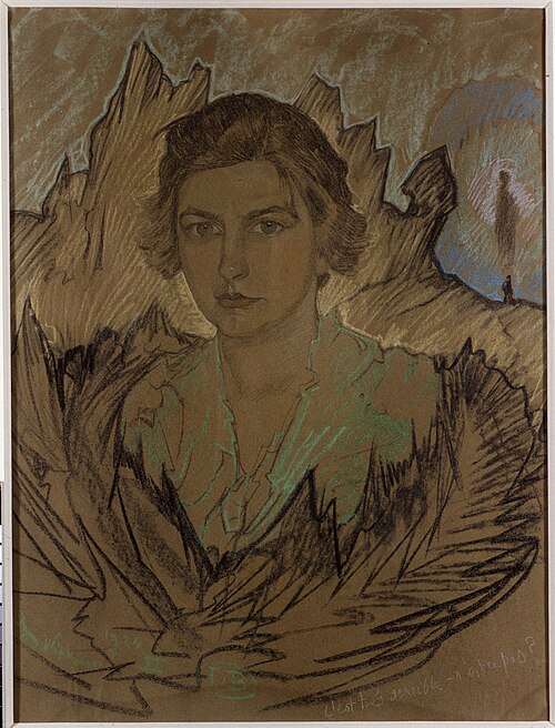 Portrait of Irena Domaniewska, 1924, Stanisław Ignacy Witkiewicz