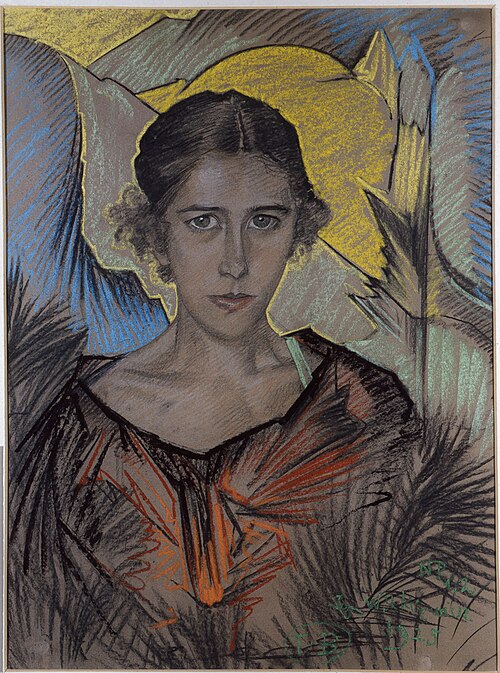 Portrait of a woman, 1925, Stanisław Ignacy Witkiewicz